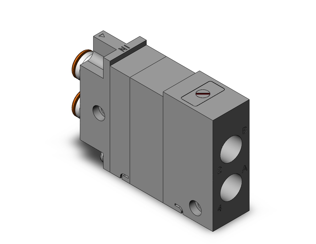 SMC VQ2000-FPG-C802 perfect check block vq2000, VQ2 SOL VALVE 4 WAY