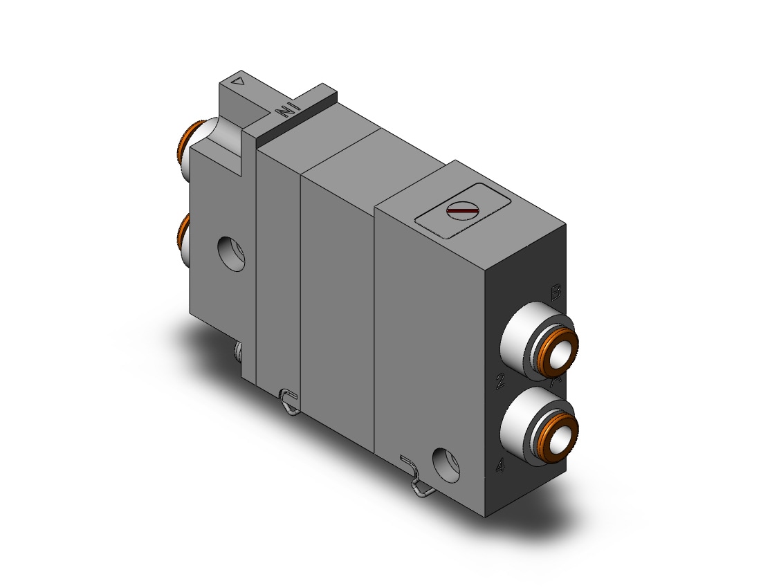 SMC VQ2000-FPG-N7N7-D perfect check block, VQ2 SOL VALVE 4 WAY***