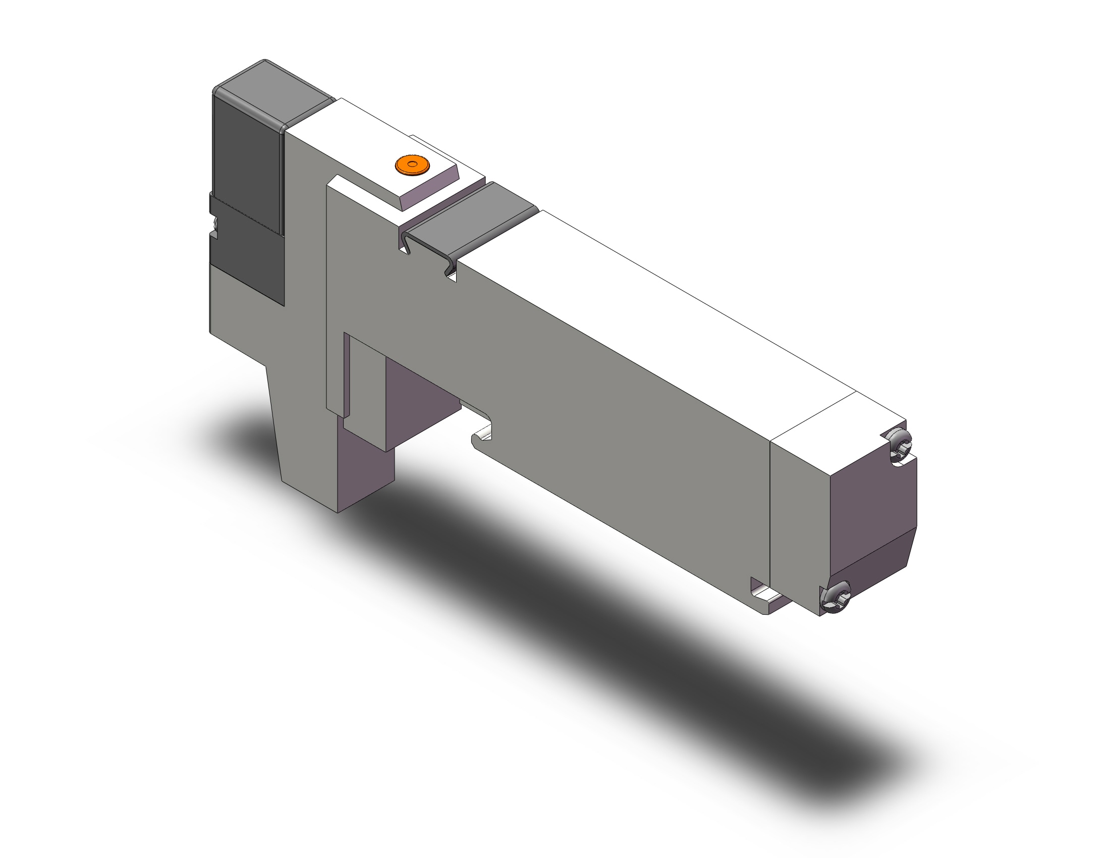 SMC VQ2100-11 valve, sgl sol, plug-in (ac), VQ2 SOL VALVE 4 WAY***