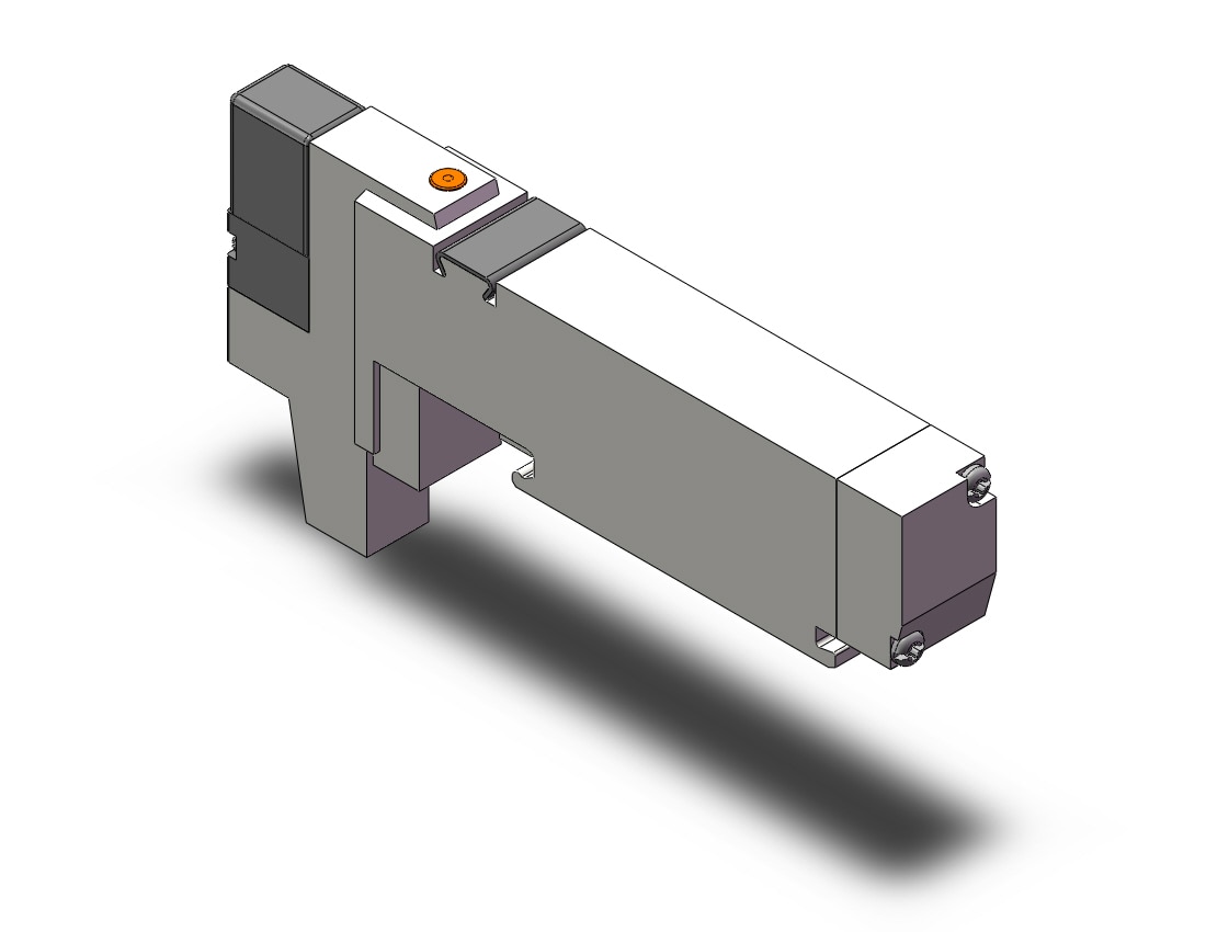 SMC VQ2100-31 valve, sgl sol, plug-in (ac), VQ2 SOL VALVE 4 WAY***