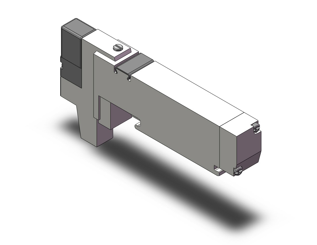 SMC VQ2100-3B1 valve, sgl sol, plug-in (ac), VQ2 SOL VALVE 4 WAY***