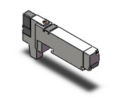 SMC VQ2100R-31 valve, sgl sol, plug-in (ac), VQ2 SOL VALVE 4 WAY***