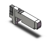 SMC VQ2101-1B1 valve, sgl sol, plug-in (ac), VQ2 SOL VALVE 4 WAY***