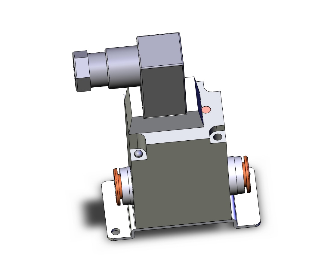 SMC VQ21A1-3YZB-C8-F valve, sol, VQ1000/VQ20/VQ30 VALVE***