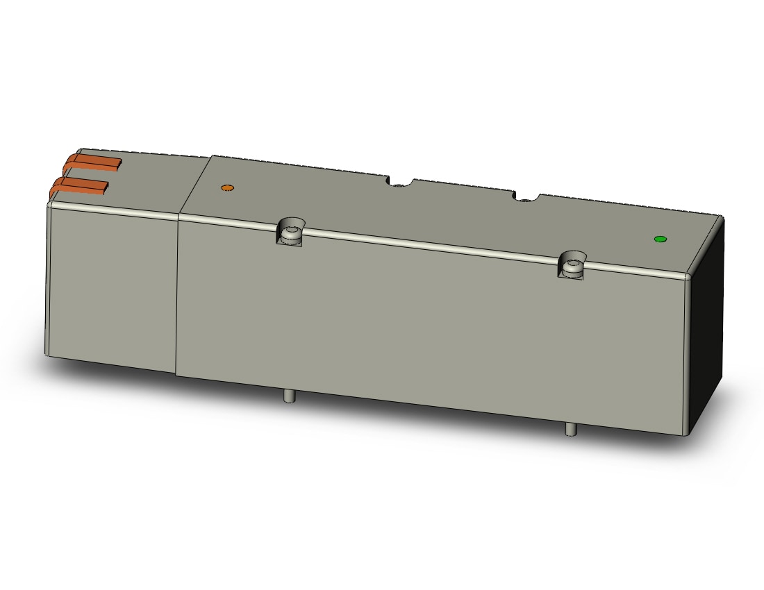 SMC VQ5200-3W1 valve, sgl sol, plug-in, VQ5000 VALVE, SOL 5 PORT