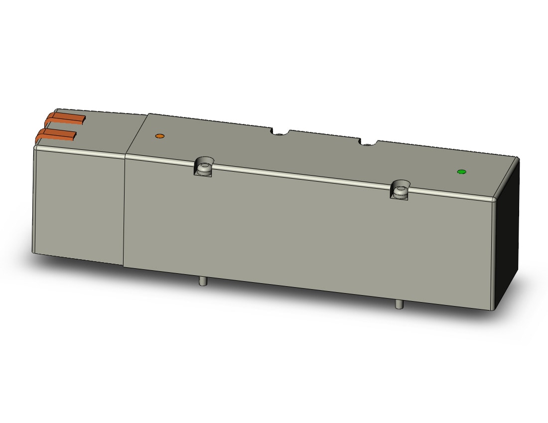 SMC VQ5300-51 valve, sgl sol, plug-in, VQ5000 VALVE, SOL 5 PORT