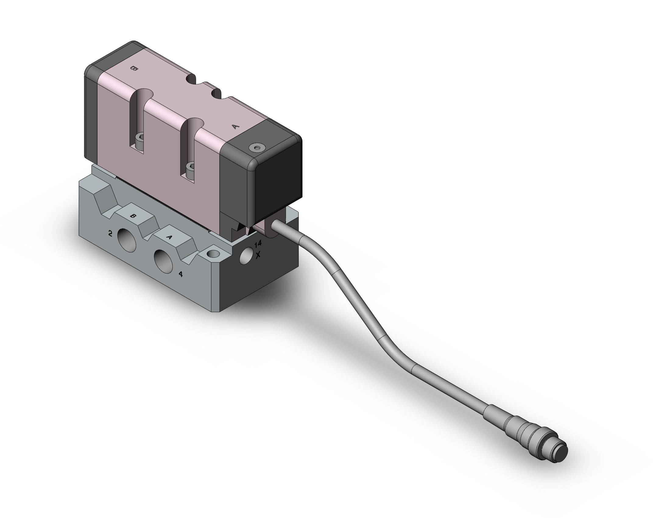 SMC VQ7-6-FG-S-1A02TSC iso standard solenoid valve, 4/5 PORT SOLENOID VALVE