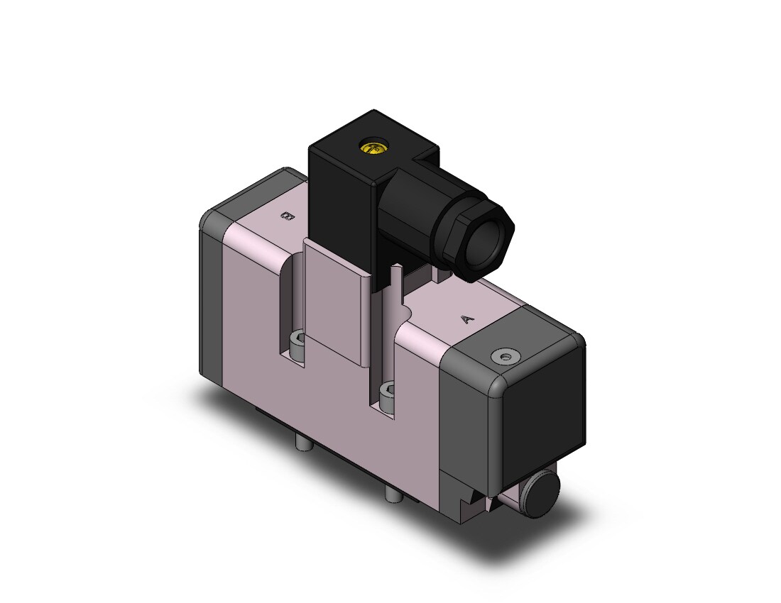 SMC VQ7-6-FG-S-2 valve/iso sgl sol size 1, VS7-6 SOL VALVE 4/5 PORT