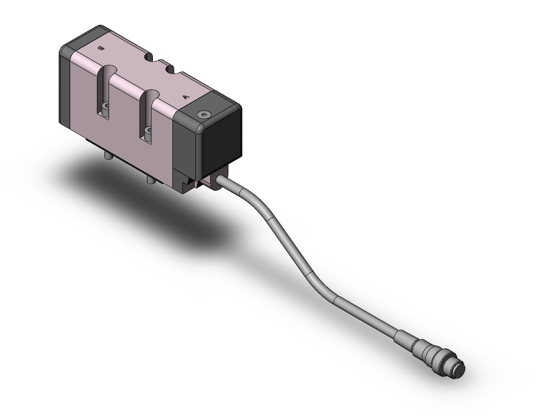 SMC VQ7-6-FG-S-3RSC valve/iso sgl sol size 1, VS7-6 SOL VALVE 4/5 PORT