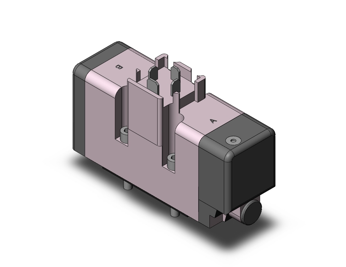 SMC VQ7-6-FG-S-3ZO valve/iso sgl sol size 1, VS7-6 SOL VALVE 4/5 PORT