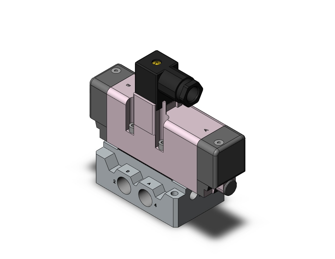 SMC VQ7-6-FHG-D-1NA03 valve iso dbl sol size 1, VS7-6 SOL VALVE 4/5 PORT