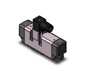 SMC VQ7-6-FHG-D-1NR valve iso dbl sol size 1, VS7-6 SOL VALVE 4/5 PORT