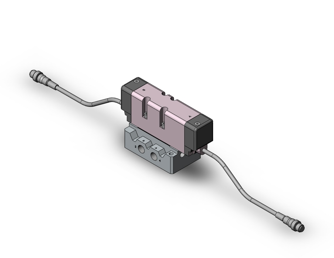 SMC VQ7-6-FHG-D-3RA02TSC vs7-6 base mt 3/8, VS7-6 SOL VALVE 4/5 PORT