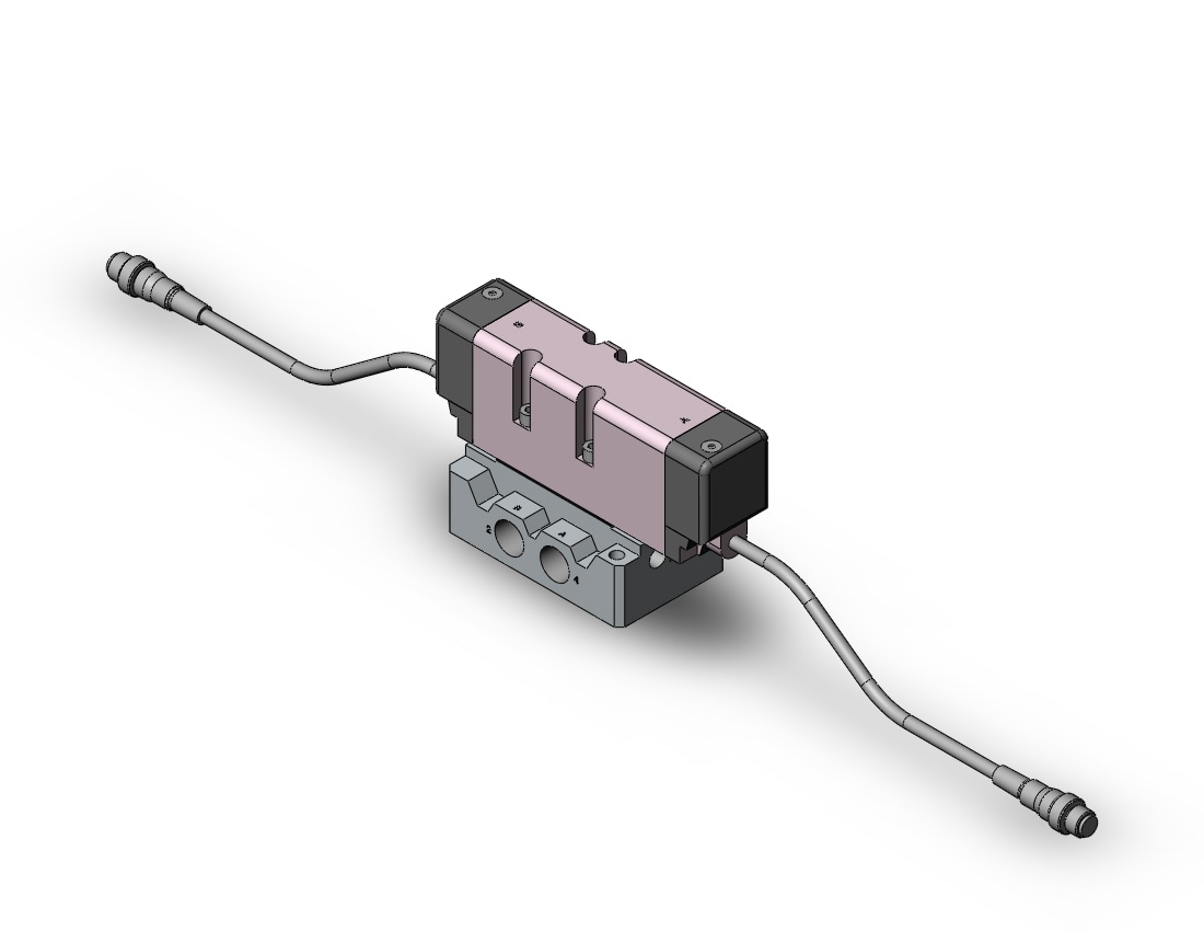 SMC VQ7-6-FHG-D-3ZRB03SC vs7-6 base mt 1/4, VS7-6 SOL VALVE 4/5 PORT