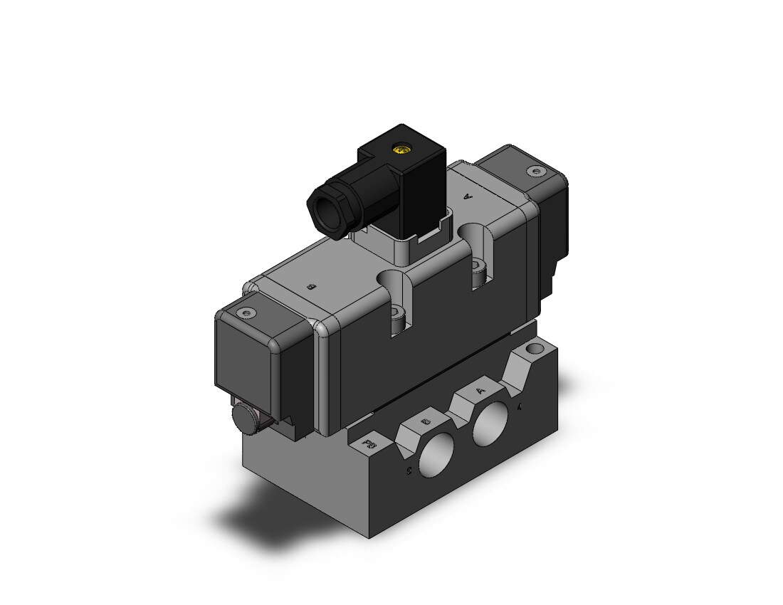 SMC VQ7-8-FG-D-1ZA04 valve iso dbl sol size 2, VS7-8 SOL VALVE 4/5 PORT