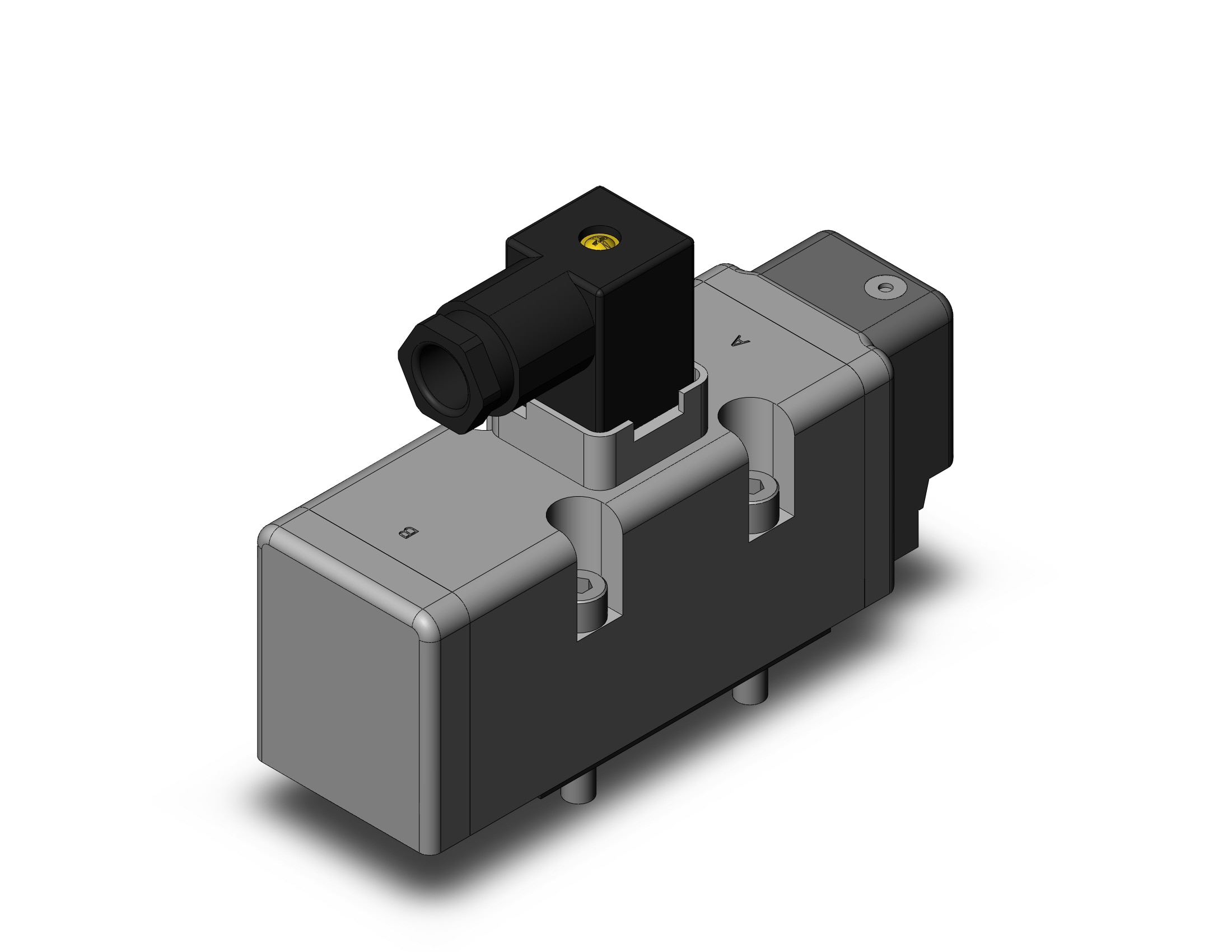 SMC VQ7-8-FG-S-1 valve iso sgl sol size 2, VS7-8 SOL VALVE 4/5 PORT