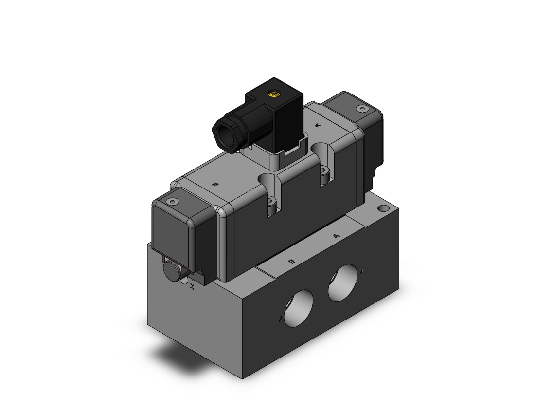 SMC VQ7-8-FHG-D-3ZRA06T vs7-8 base mt 3/4, VS7-8 SOL VALVE 4/5 PORT