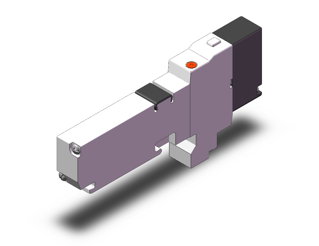 SMC VQC1101-5EB1 valve, sgl sol, plug-in, VQC1000 SOL VALVE 5-PORT***