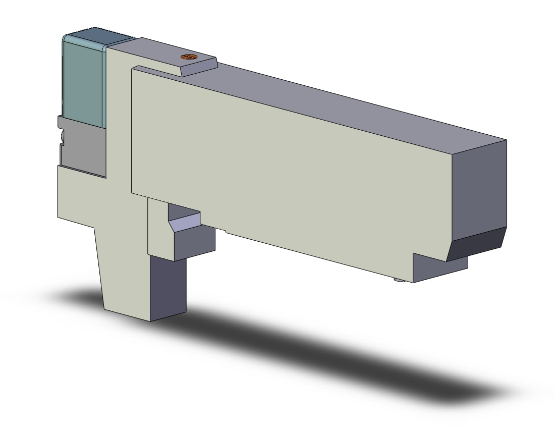 SMC VQC2100-5B1 valve, sgl sol, plug-in, VQC2000 SOL VALVE 5-PORT***