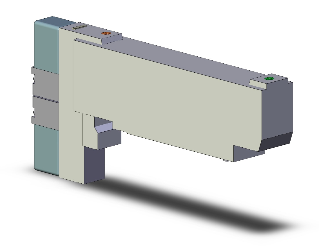 SMC VQC2200-6B1 valve, dbl sol, plug-in, VQC2000 SOL VALVE 5-PORT