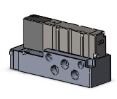 SMC VQC4401-51-02 valve, 4/5 PORT SOLENOID VALVE