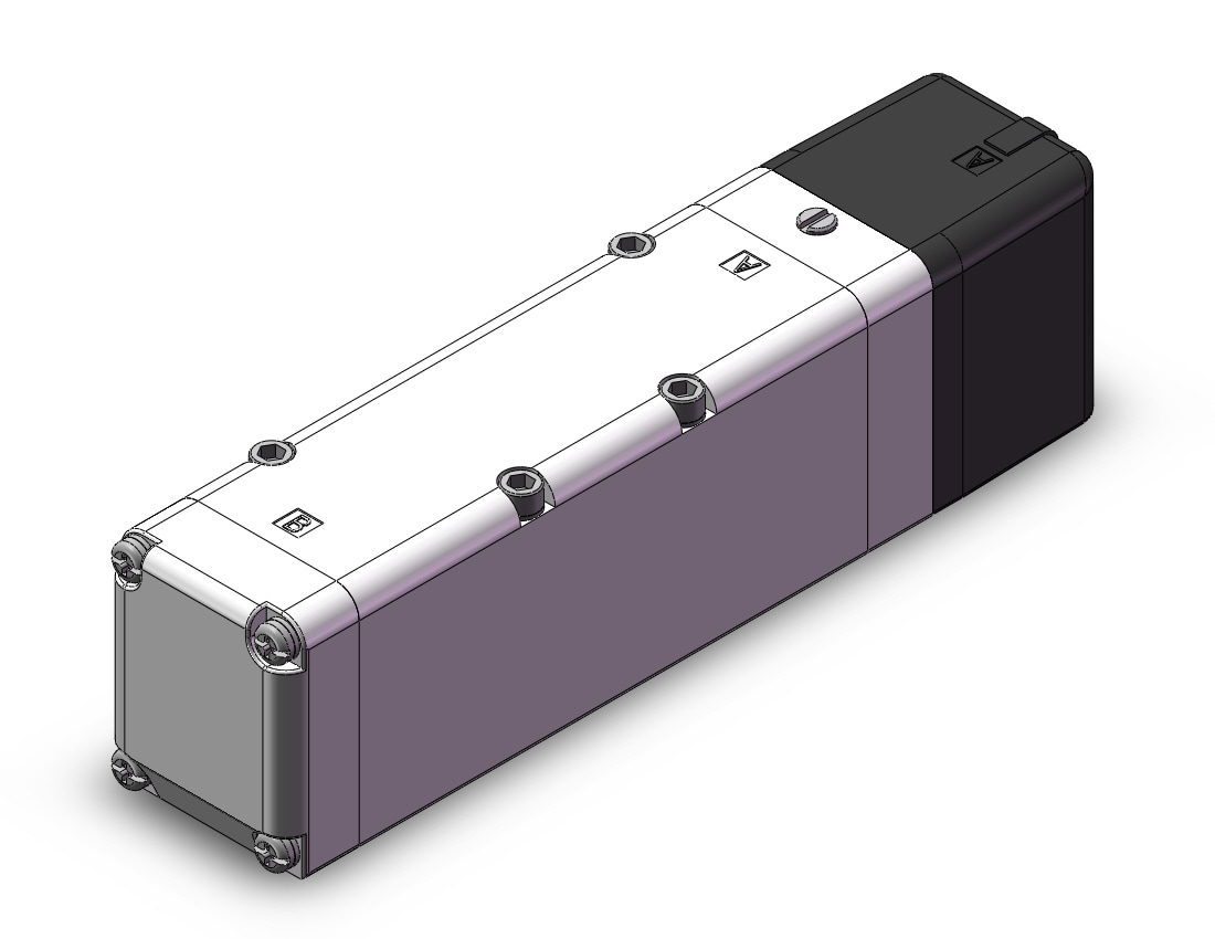 SMC VQC5101-5B1 valve, sgl sol, plug-in, VQC5000 SERIES