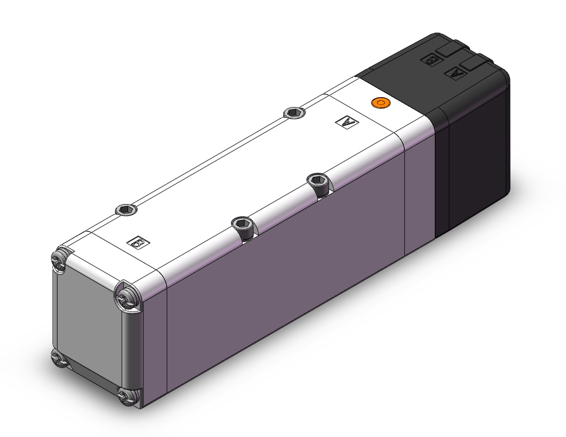 SMC VQC5200-51 valve, dbl sol, plug-in, VQC5000 SERIES