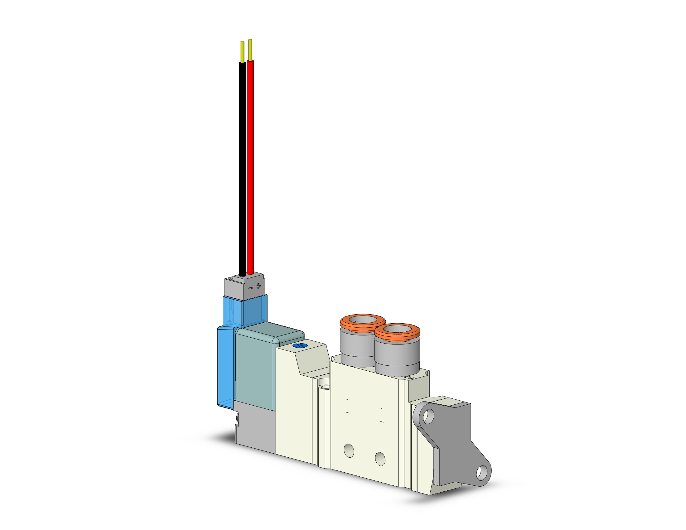 SMC VQZ1120-5MB1-N7-F valve, body ported (dc), VQZ1000 VALVE, SOL 4/5-PORT