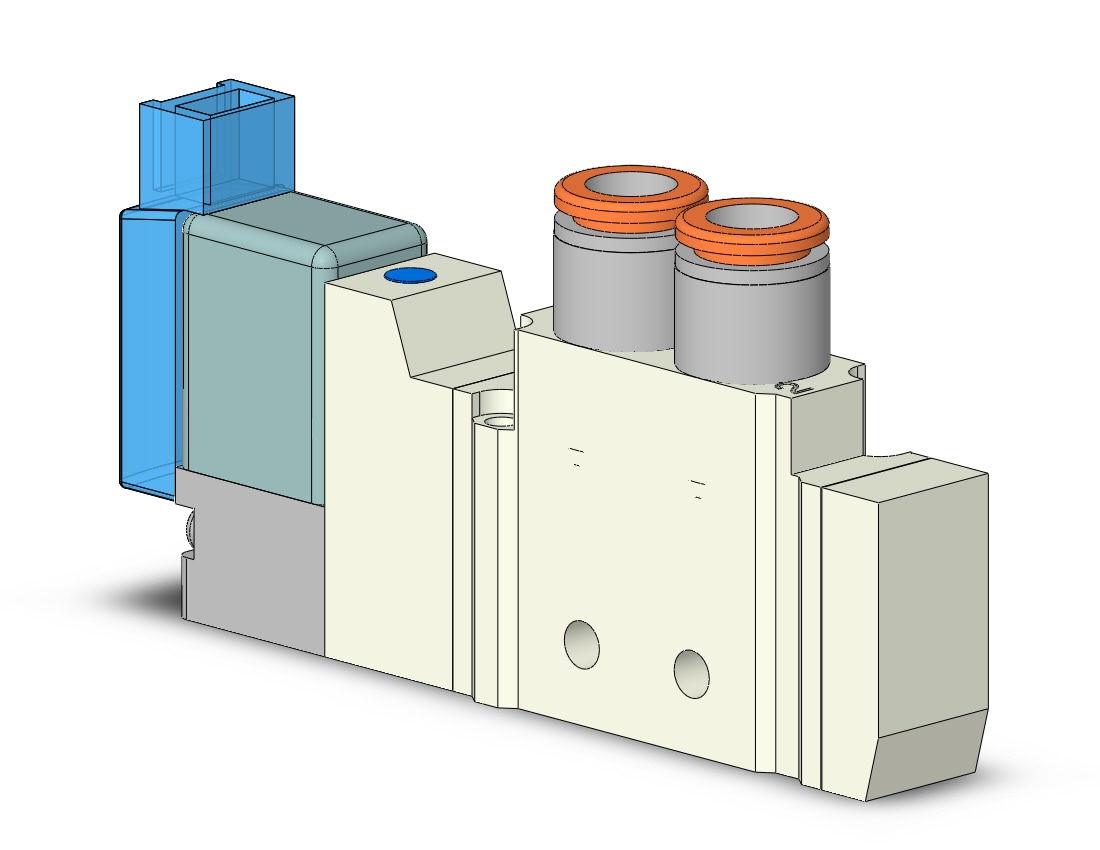 SMC VQZ1120K-5MO1-C6 valve, body ported (dc), VQZ1000 VALVE, SOL 4/5-PORT***