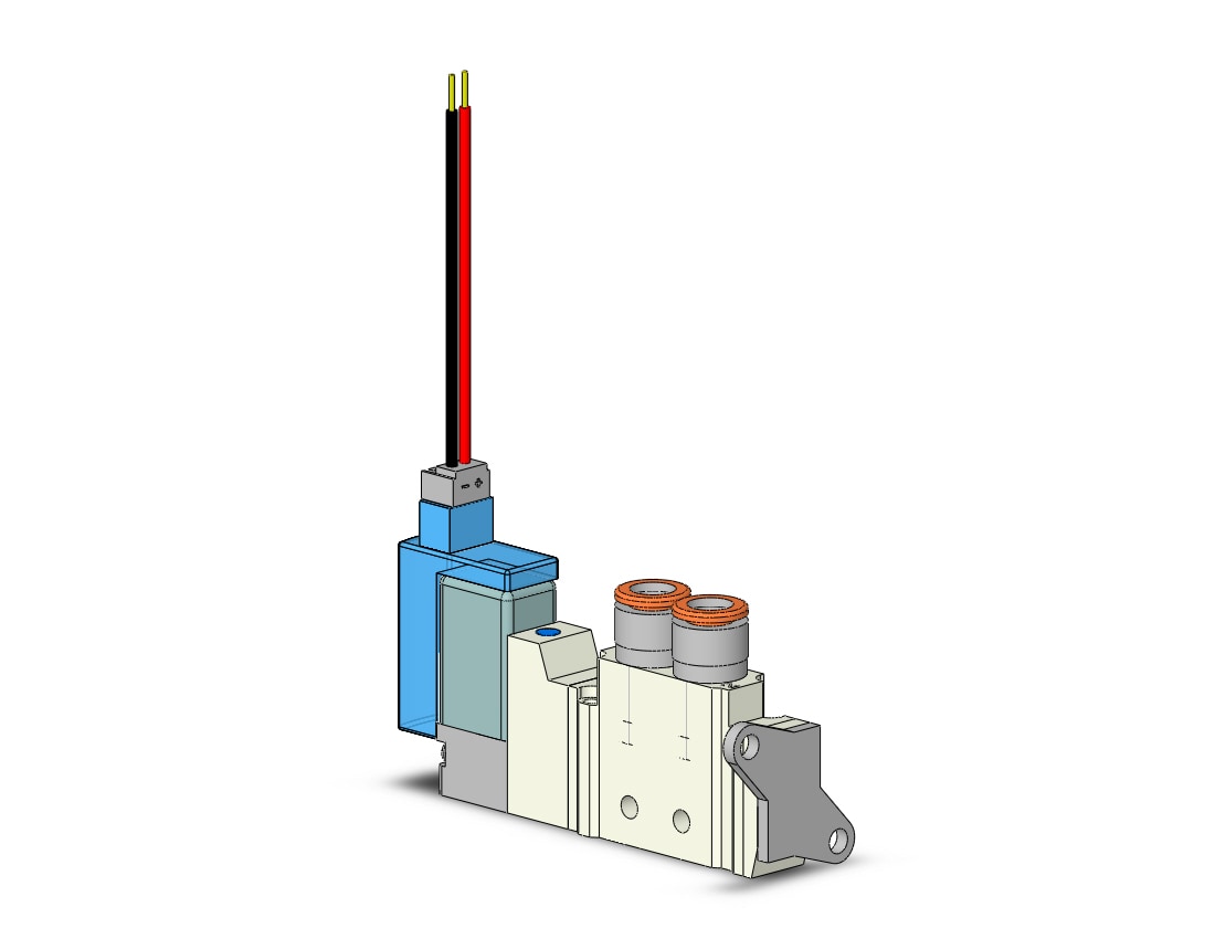 SMC VQZ1121-3M1-N7-F valve, body ported (ac), VQZ1000 VALVE, SOL 4/5-PORT***