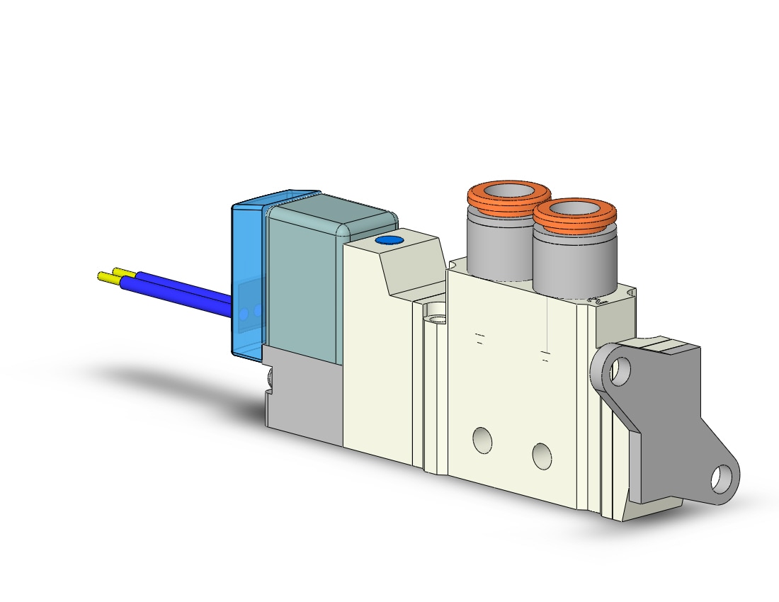 SMC VQZ1121-5G1-C6-F valve, body ported (dc), VQZ1000 VALVE, SOL 4/5-PORT***