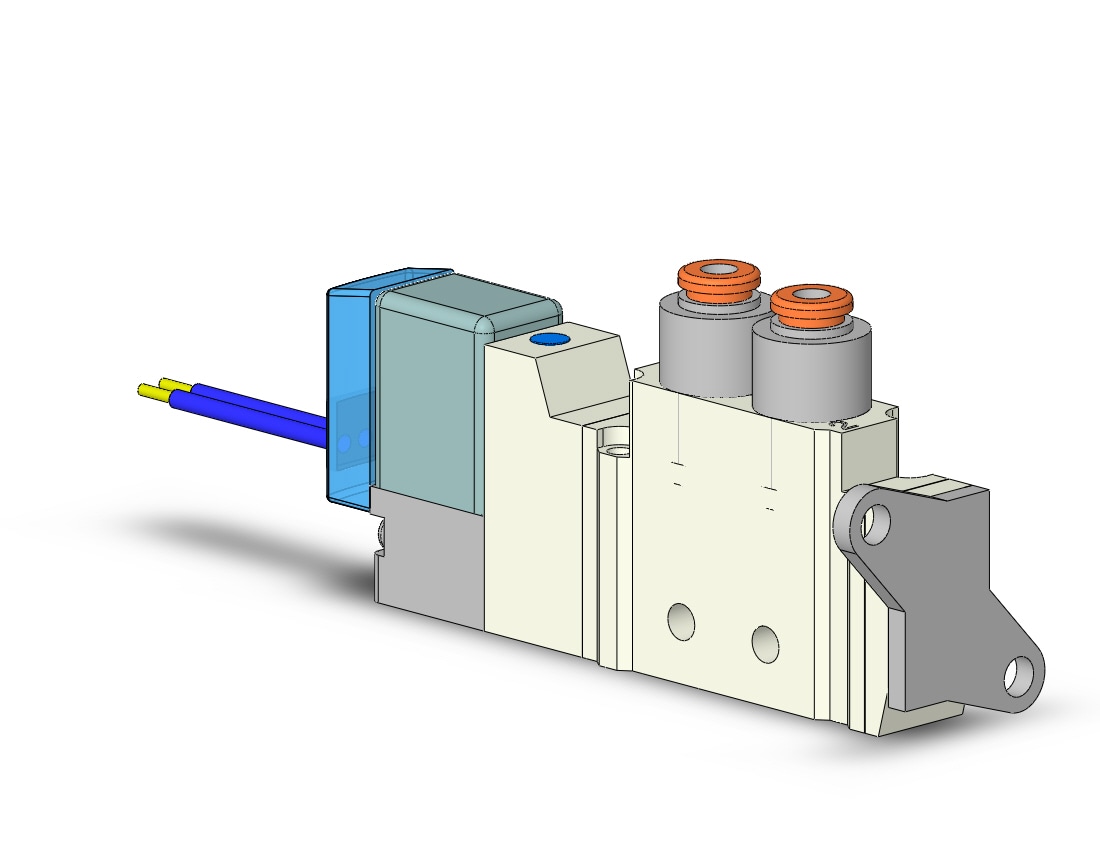 SMC VQZ1121-5G1-N1-F valve, body ported (dc), VQZ1000 VALVE, SOL 4/5-PORT