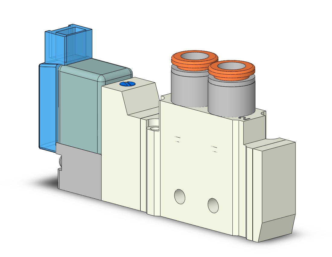 SMC VQZ1121-5MOB1-C6 valve, body ported (dc), VQZ1000 VALVE, SOL 4/5-PORT