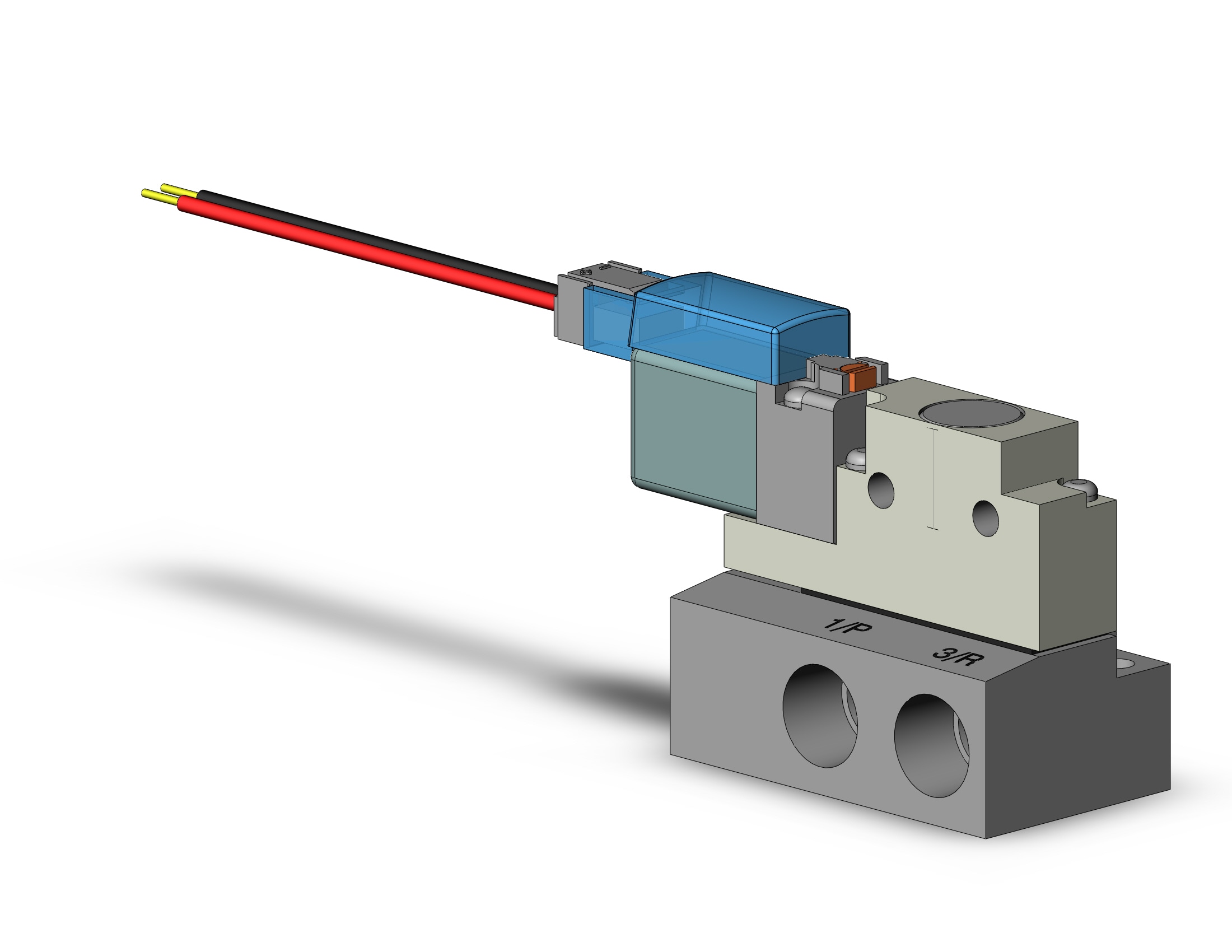 SMC VQZ115-5LB1-01 valve, base mounted (dc), VQZ100 VALVE, SOL 3-PORT***