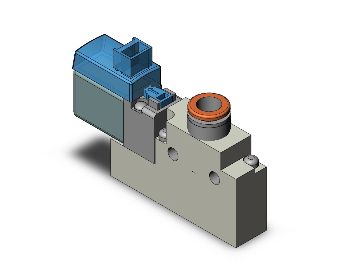 SMC VQZ115-5MO1-C6-PR valve, body ported (dc), VQZ100 VALVE, SOL 3-PORT***