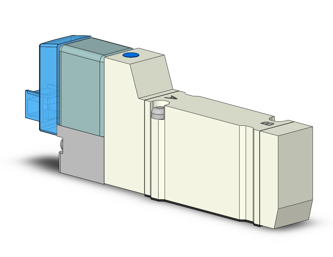 SMC VQZ1150K-5LO1-Q valve, base mount (dc), VQZ1000 VALVE, SOL 4/5-PORT***