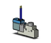 SMC VQZ115R-5G1-M5 valve, body ported (dc), VQZ100 VALVE, SOL 3-PORT***