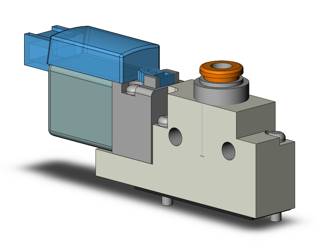 SMC VQZ115R-5LO1-C4 valve, body ported (dc), VQZ100 VALVE, SOL 3-PORT***