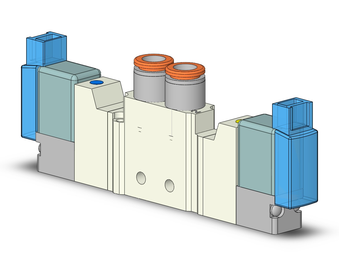 SMC VQZ1221-5MO1-C6 valve, body ported (dc), VQZ1000 VALVE, SOL 4/5-PORT***