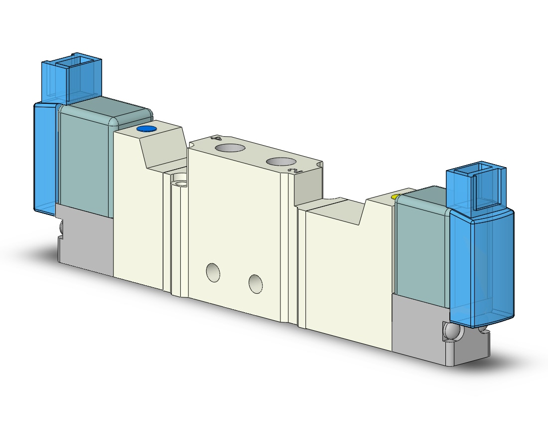 SMC VQZ1321-5MO1-M5 valve, body ported (dc), VQZ1000 VALVE, SOL 4/5-PORT***