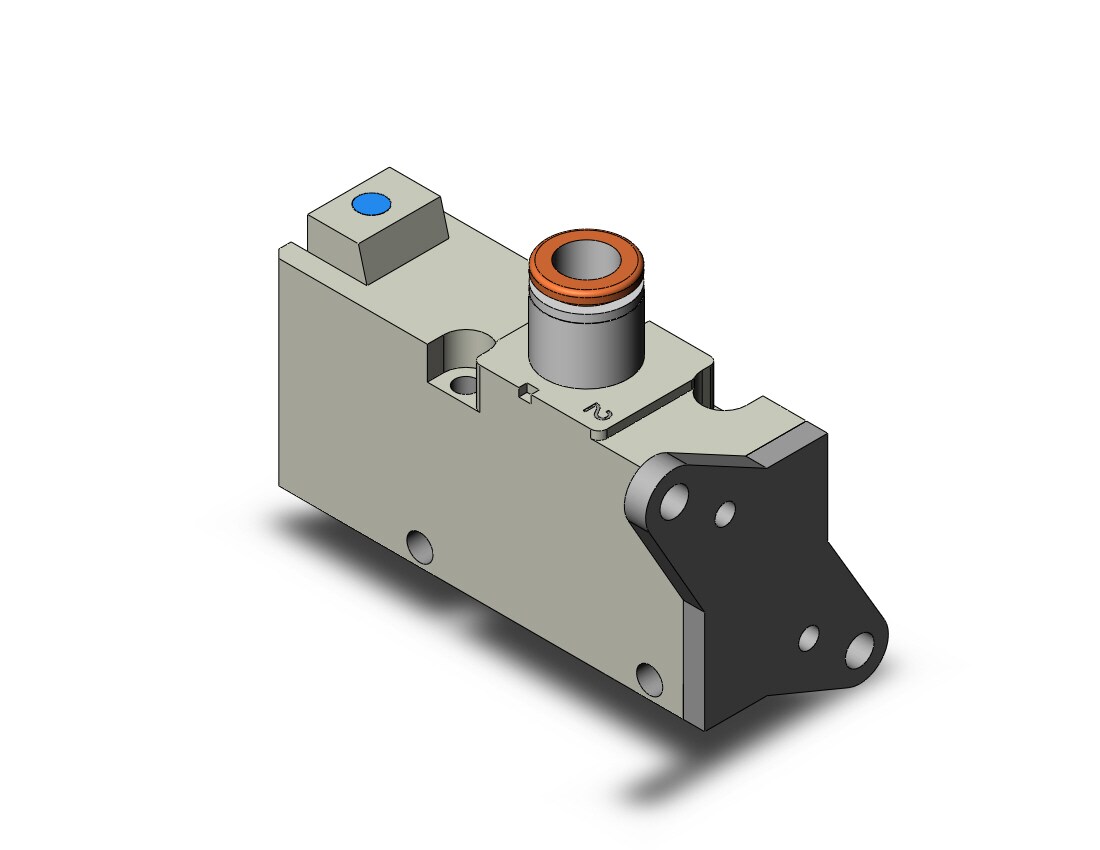 SMC VQZ212-5YS1-C6F 3 port body ported solenoid valve, 3 PORT SOLENOID VALVE