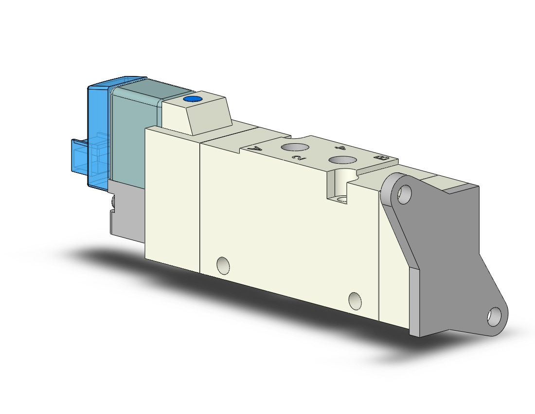 SMC VQZ2120-5LO1-M5-F valve, body ported (dc), VQZ2000 VALVE, SOL 4/5-PORT***