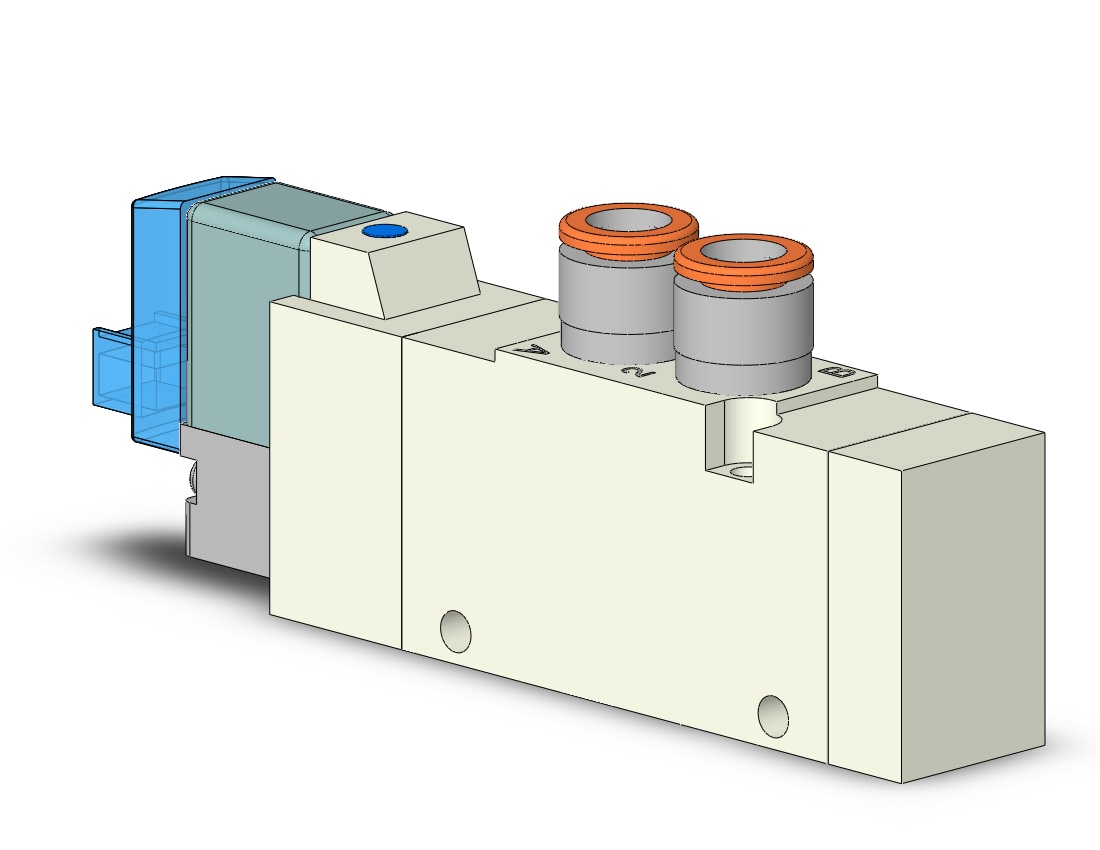 SMC VQZ2120-5LO1-N7 valve, body ported (dc), VQZ2000 VALVE, SOL 4/5-PORT***