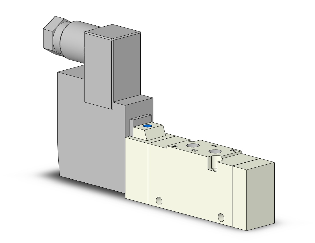 SMC VQZ2120-5Y1-M5 valve, body ported, din (dc), VQZ2000 VALVE, SOL 4/5-PORT***