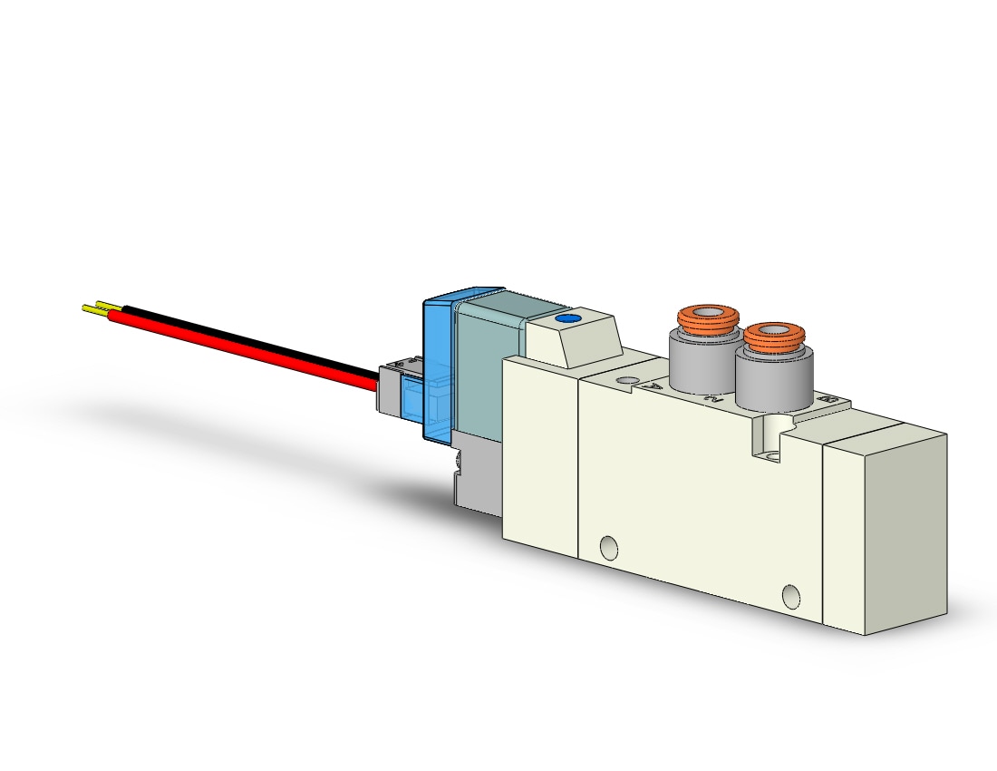 SMC VQZ2121R-5L1-N3T valve, body ported (dc), VQZ2000 VALVE, SOL 4/5-PORT***