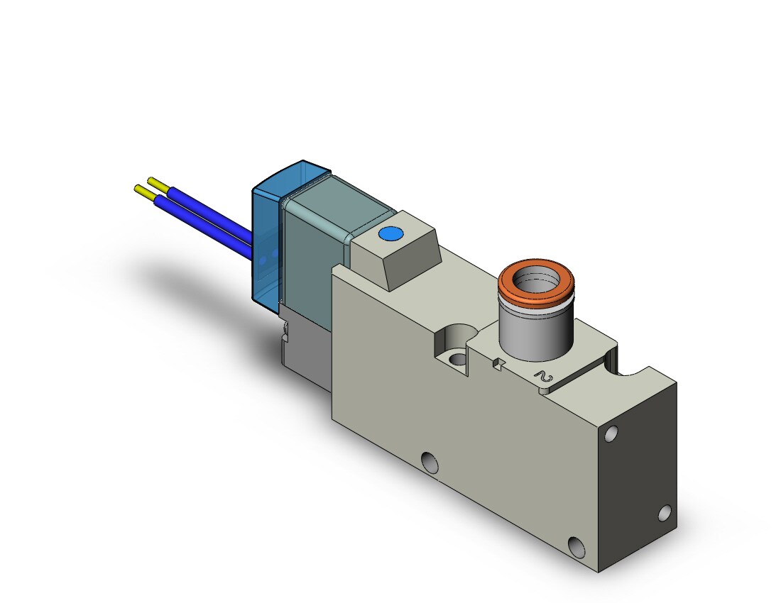 SMC VQZ212B-5G1-N7T valve, VQZ200 VALVE, SOL 3-PORT