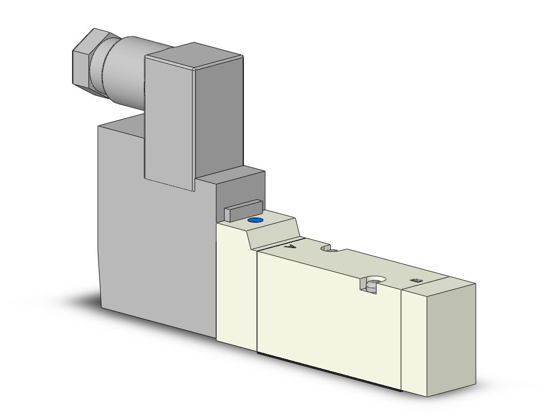 SMC VQZ2150-4Y1 valve, base mount, din (ac), VQZ2000 VALVE, SOL 4/5-PORT***