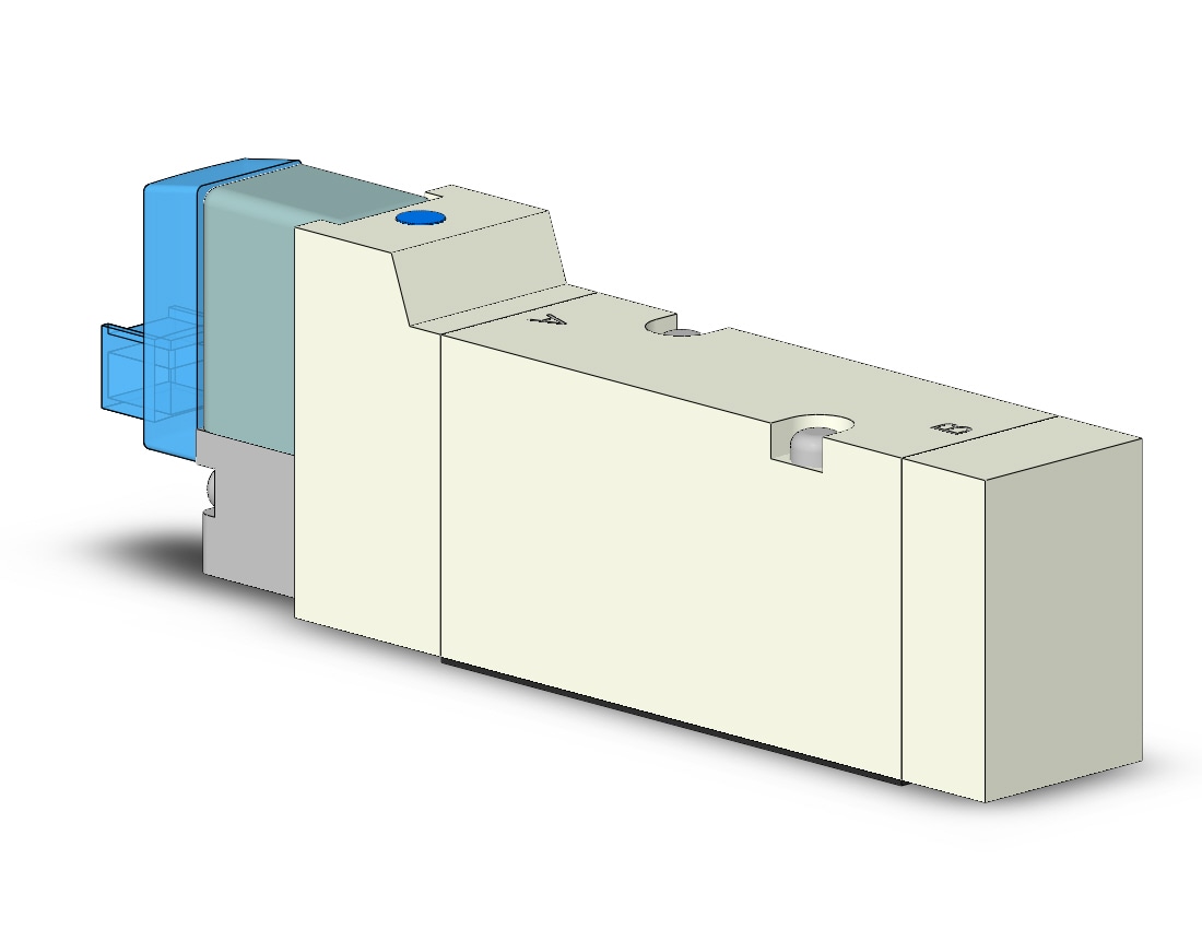 SMC VQZ2150KR-5LO1-Q valve, base mount (dc), VQZ2000 VALVE, SOL 4/5-PORT***