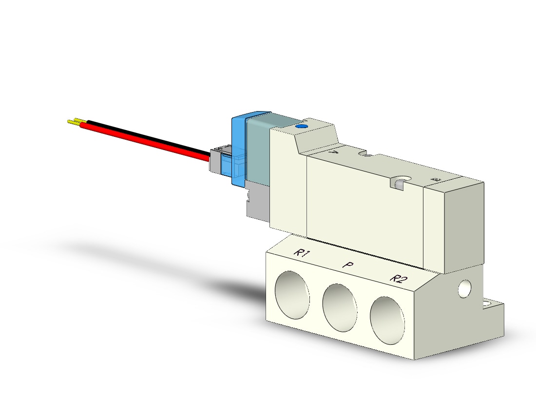 SMC VQZ2151R-5L1-02T-Q valve, base mount (dc), VQZ2000 VALVE, SOL 4/5-PORT***