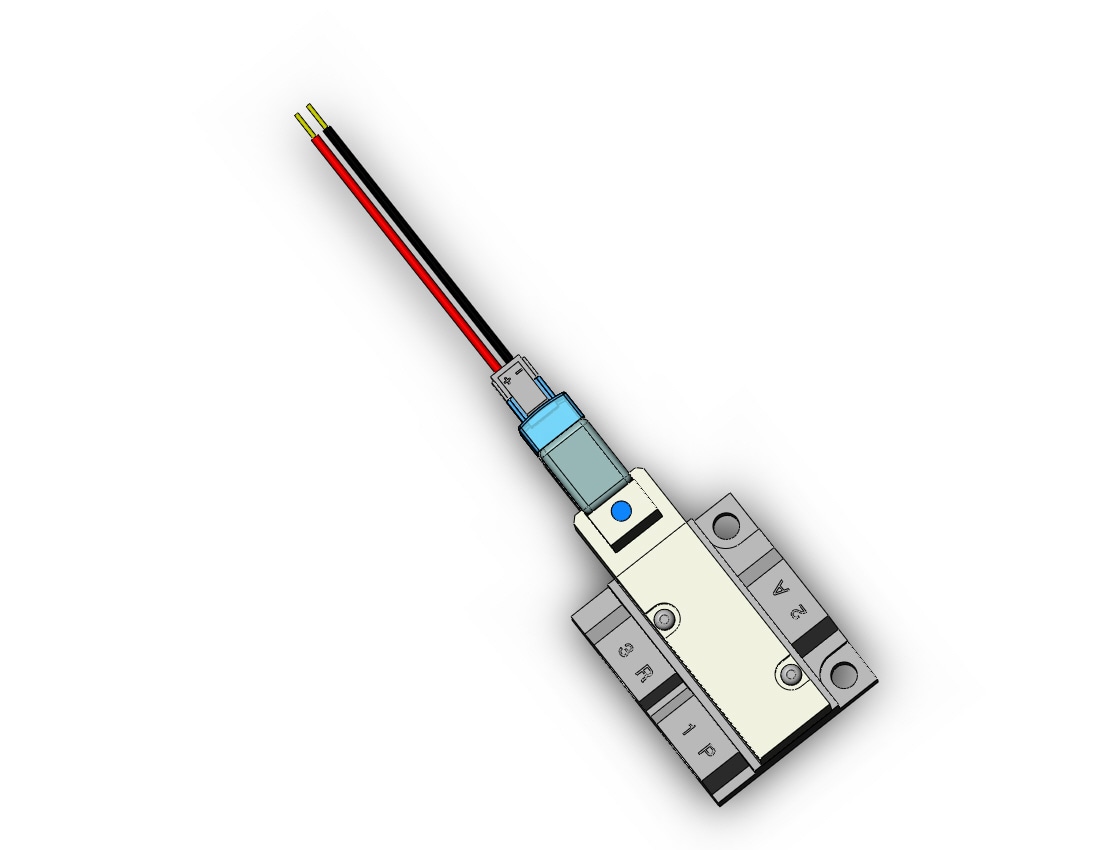 SMC VQZ215R-5L1-01T valve, VQZ200 VALVE, SOL 3-PORT